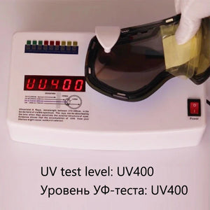 Magnetic Double Lens Ski Goggles Uv400 Anti Fog Snow Glasses 4000980893579-Ski Glasses lens