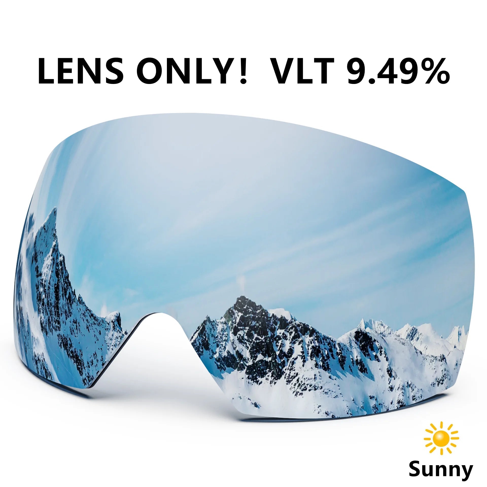 Magnetic Double Lens Ski Goggles With Anti Fog Uv400 Protection 1005006123911456-X4 Red White
