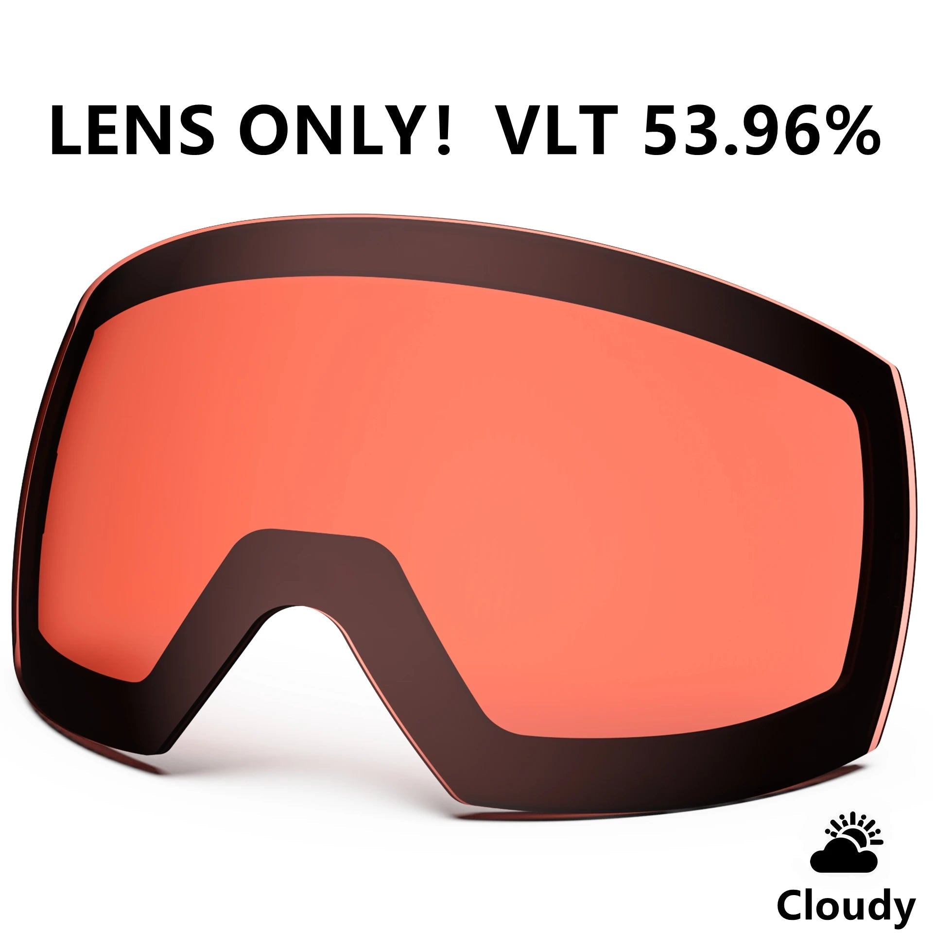 Magnetic Double Lens Ski Goggles With Anti Fog Uv400 Protection 1005006123911456-X4 Red White