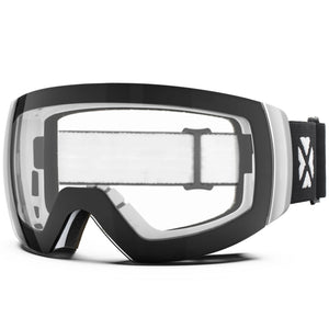 Magnetic Double Lens Ski Goggles With Anti Fog Uv400 Protection 1005006123911456-X4 Red White