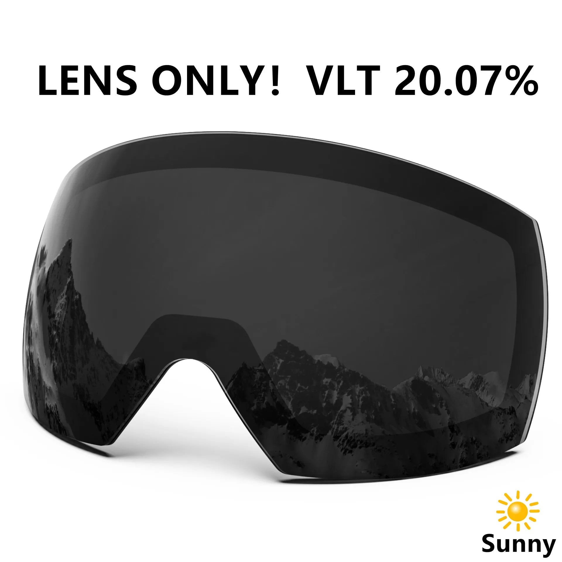 Magnetic Double Lens Ski Goggles With Anti Fog Uv400 Protection 1005006123911456-X4 Red White