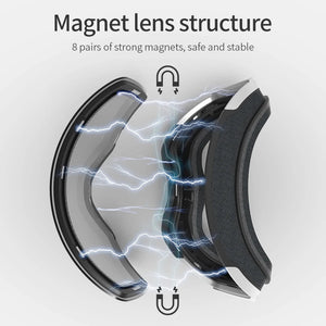 Magnetic Quick Change Double Layer Anti Fog Ski Goggles Set 1005007171669020-Aurora blue set