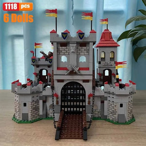 Medieval Castle Building Blocks Knight Siege Set