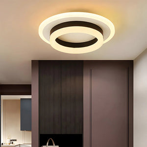 Modern Creative Square Ring Ceiling Lamp