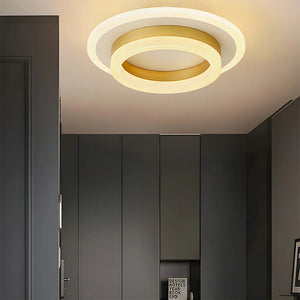 Modern Creative Square Ring Ceiling Lamp