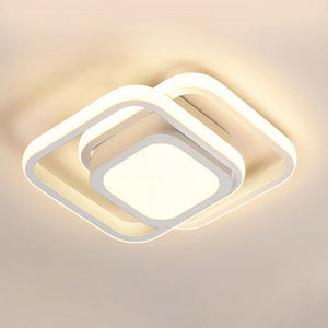 Nordic Minimalist Double Ring Ceiling Light