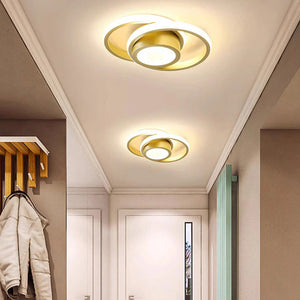 Nordic Minimalist Double Ring Ceiling Light