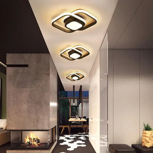 Nordic Minimalist Double Ring Ceiling Light