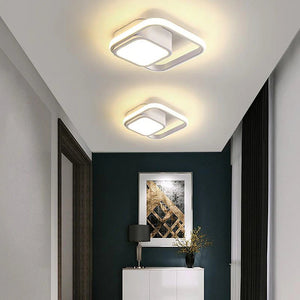 Nordic Minimalist Double Ring Ceiling Light