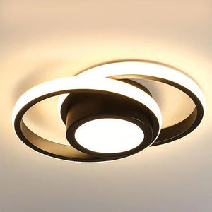 Nordic Minimalist Double Ring Ceiling Light