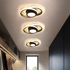 Nordic Minimalist Double Ring Ceiling Light