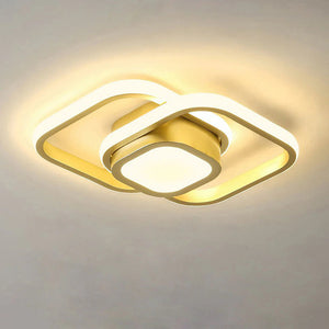 Nordic Minimalist Double Ring Ceiling Light