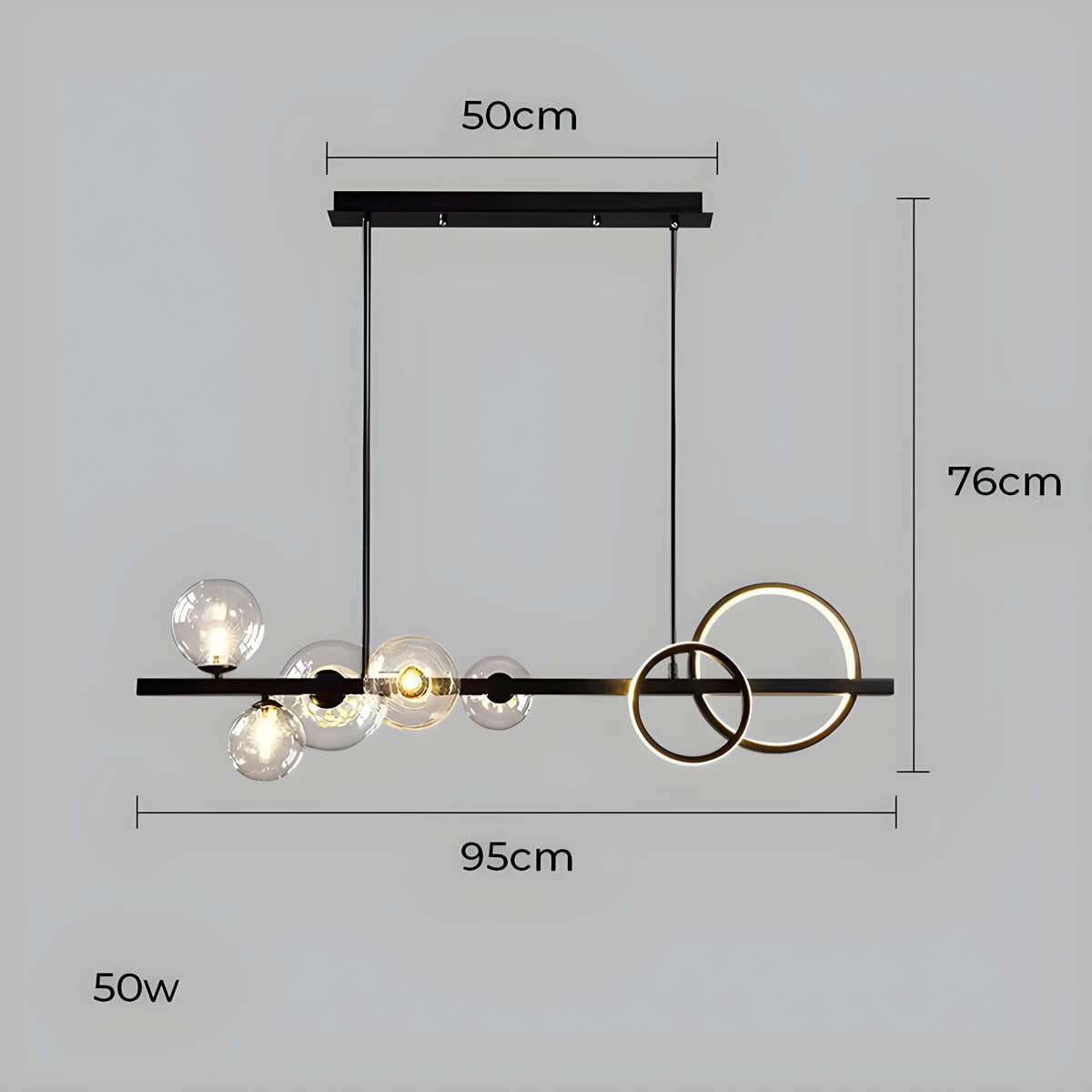 Modern Linear LED Pendant Light