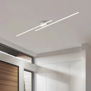 Modern Aluminum Long Strip Ceiling Light
