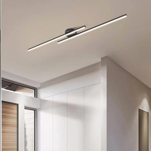 Modern Aluminum Long Strip Ceiling Light