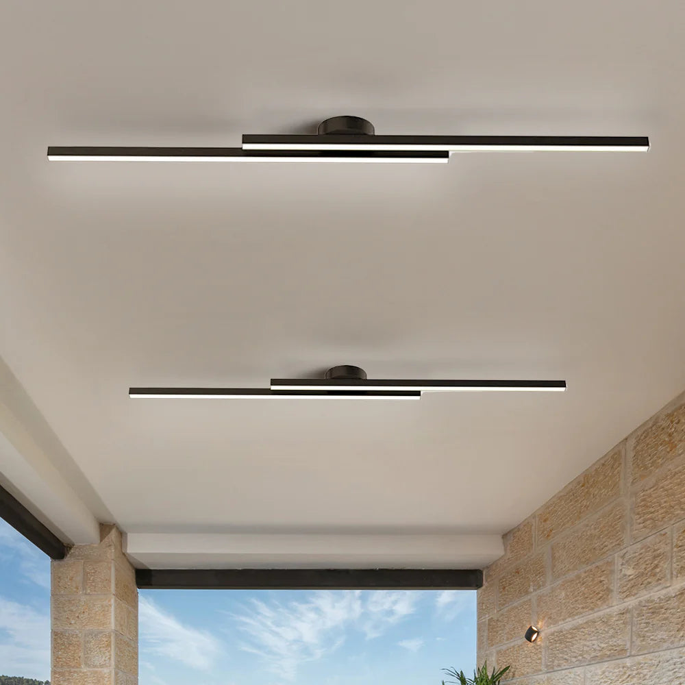 Modern Aluminum Long Strip Ceiling Light