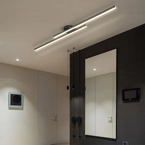 Modern Aluminum Long Strip Ceiling Light