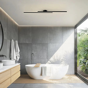 Modern Aluminum Long Strip Ceiling Light