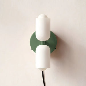 Glarefusion Creative Candle Shape Double Head Wall Lamp