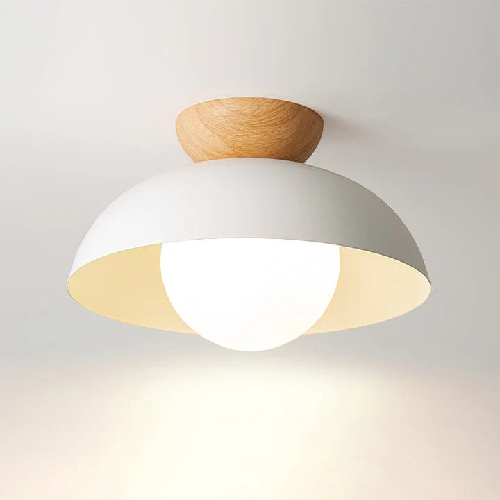 Glarefusion Modern Simple Semi-Flush Mount Ceiling Light