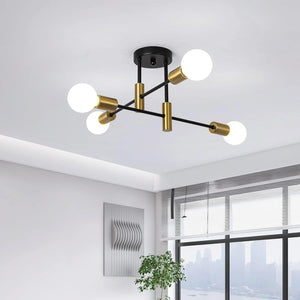 Modern Nordic Multiple Blubs Ceiling Light