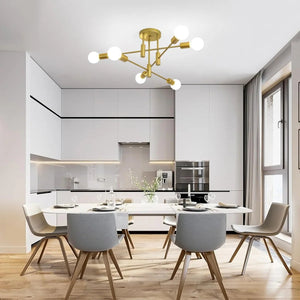 Modern Nordic Multiple Blubs Ceiling Light