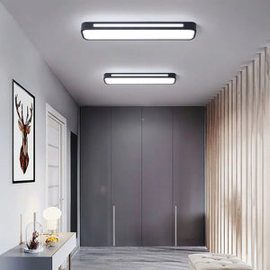 Sleek Nordic Long LED Ceiling Light