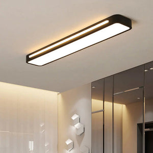 Sleek Nordic Long LED Ceiling Light