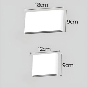 Modern Chic Waterproof Double Head Wall Light