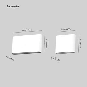 Modern Chic Waterproof Double Head Wall Light