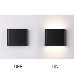 Modern Chic Waterproof Double Head Wall Light