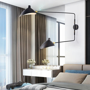 Modern Adjustable Wall Light With Long Swing Arm