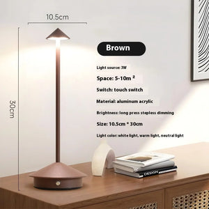 Modern Cordless LED Table Lamp Rechargeable Touch Dimmable