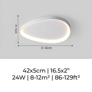 Modern LED Ceiling Light Minimalist Flush Mount Lighting Fixture