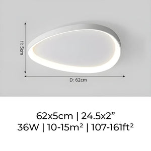 Modern LED Ceiling Light Minimalist Flush Mount Lighting Fixture