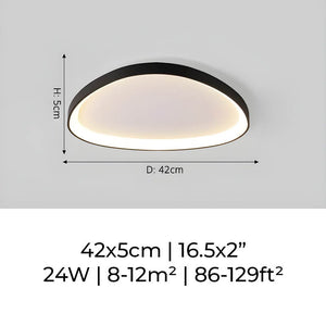 Modern LED Ceiling Light Minimalist Flush Mount Lighting Fixture