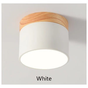 Modern Nordic Ceiling Light LED Wooden