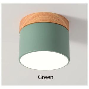 Modern Nordic Ceiling Light LED Wooden