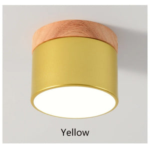 Modern Nordic Ceiling Light LED Wooden