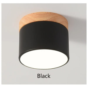 Modern Nordic Ceiling Light LED Wooden