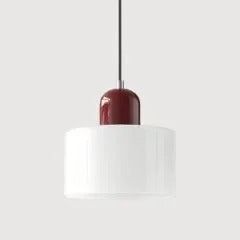 Morandi Glass Cylinder Pendant Light