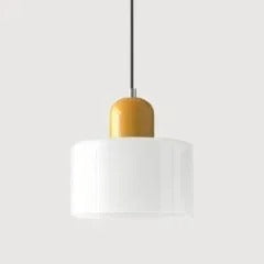 Morandi Glass Cylinder Pendant Light
