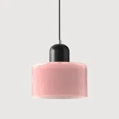 Morandi Glass Cylinder Pendant Light