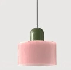 Morandi Glass Cylinder Pendant Light