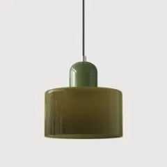 Morandi Glass Cylinder Pendant Light