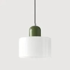 Morandi Glass Cylinder Pendant Light