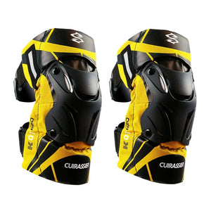 Motorcycle Knee Guards With Reflective Design, Eva Foam, Pp Shell 1005006861716722-K01-3-Polar blue