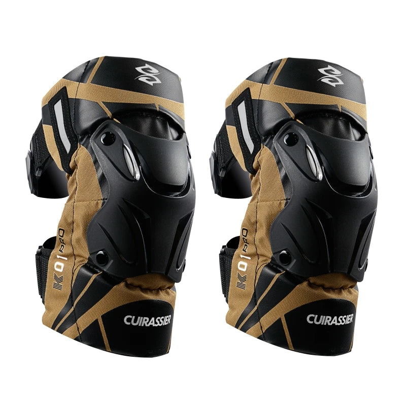 Motorcycle Knee Guards With Reflective Design, Eva Foam, Pp Shell 1005006861716722-K01-3-Polar blue
