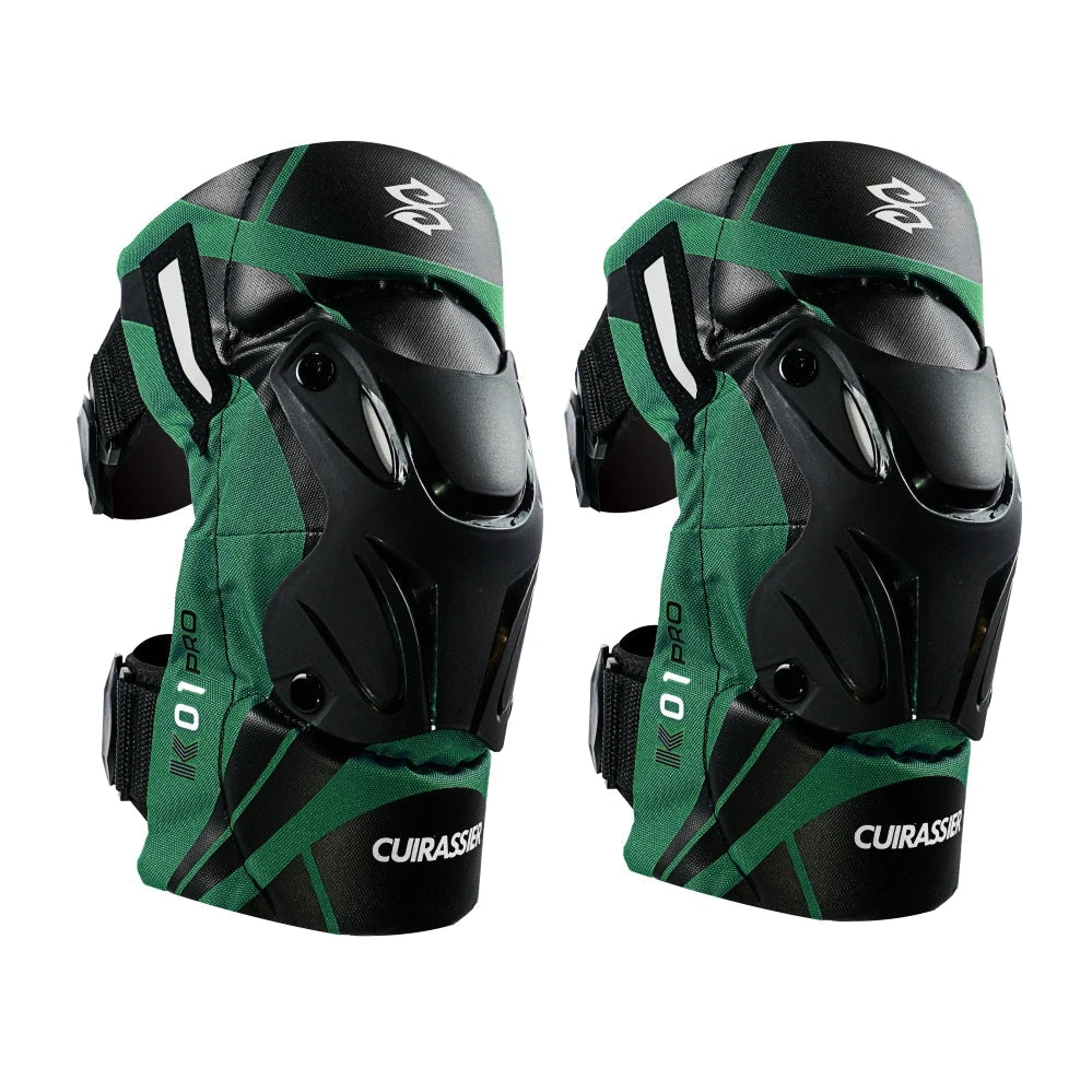 Motorcycle Knee Guards With Reflective Design, Eva Foam, Pp Shell 1005006861716722-K01-3-Polar blue