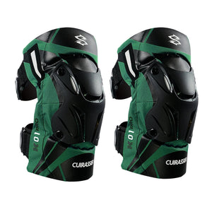 Motorcycle Knee Guards With Reflective Design, Eva Foam, Pp Shell 1005006861716722-K01-3-Polar blue